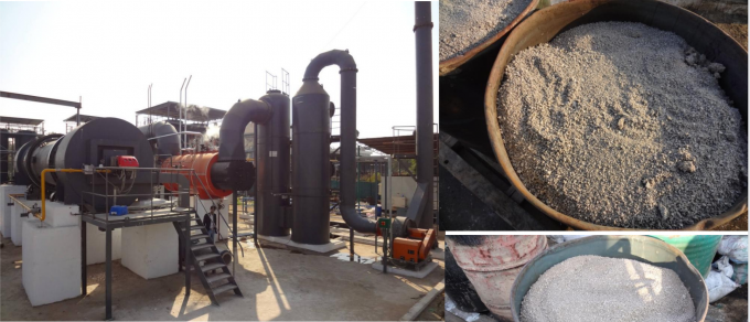 Desperdice o incinerador para resíduos sólidos industriais do centro do tratamento de resíduos perigosos e desperdice o tratamento líquido 3000kg/h
