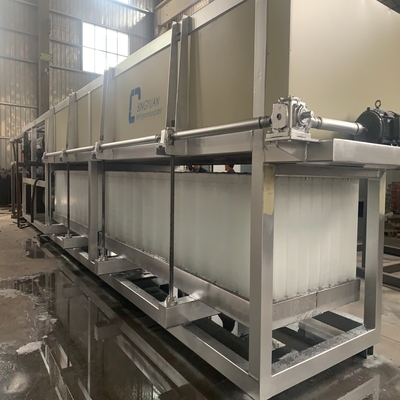 máquina de gelo do bloco 15T que faz para o tipo comercial refrigerando direto da máquina do bloco de gelo dos refrigeradores