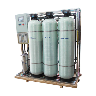 A água automática do RO 1500L/Hr que refina o sistema remove o cloro para a água potável