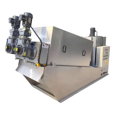 Imprensa de parafuso da máquina do tratamento de esgotos da indústria para a lama eficiente que seca