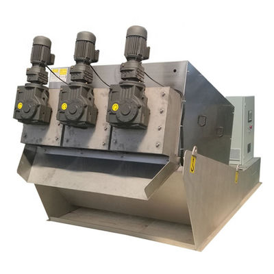 Equipamento hidráulico de secagem da imprensa de parafuso da máquina do tratamento da água da indústria