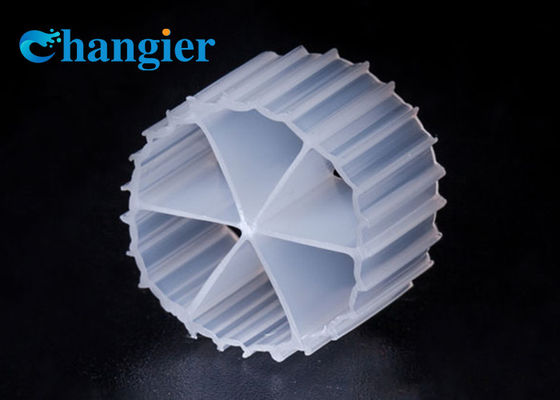 Meios de filtro biológicos da água do filtro PE04 MBBR da cama movente para o tratamento de esgotos