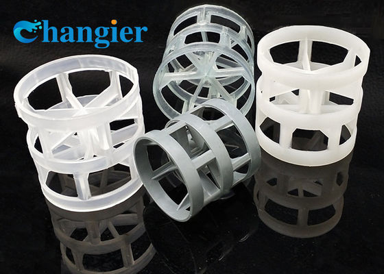 nuvem de embalagem 50mm plástico Ring For Tower Packing de 25mm 38mm PP