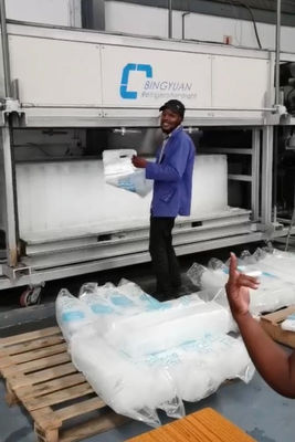 tipo comercial refrigerando direto da máquina do bloco de gelo 3T para refrigeradores